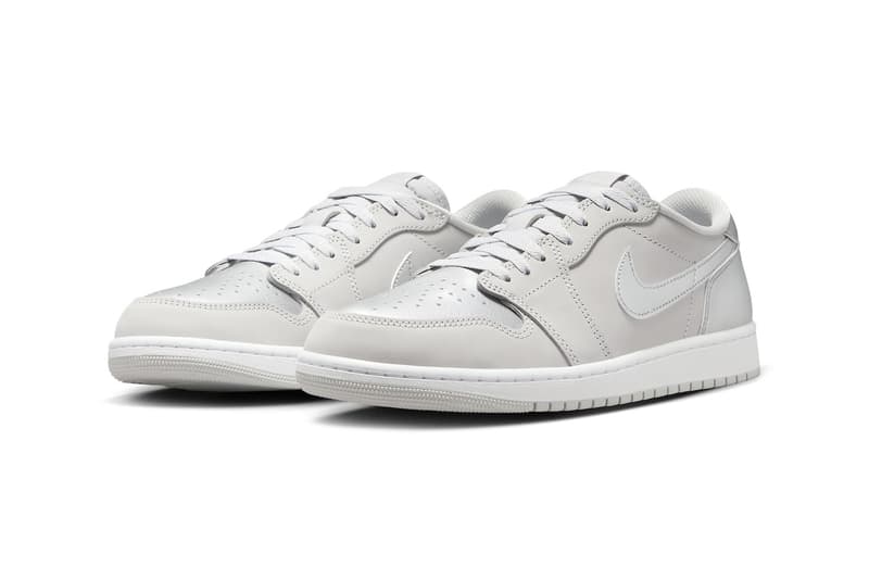 人気モデルに着想を得たエアジョーダン1ロー OGメタリックシルバーが登場 Official Look at the Air Jordan 1 Low OG "Metallic Silver" summer 2024 release info Neutral Grey/Metallic Silver-White nike swoos jumpman CZ0790-002