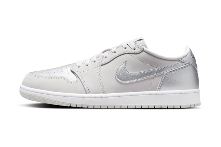 人気モデルに着想を得たカラーの Air Jordan 1 Low OG “Metallic Silver” が登場