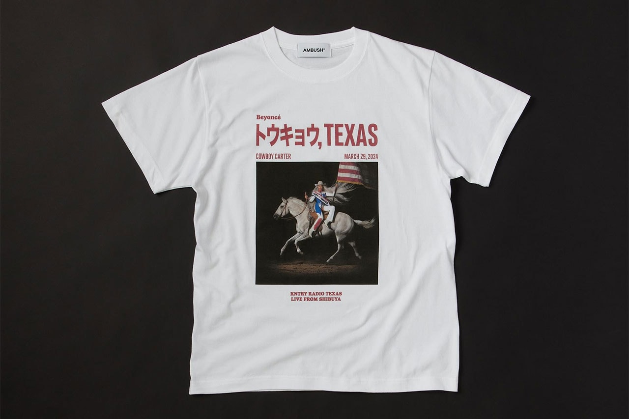 アンブッシュがデザインしたビヨンセの最新アルバム カウボーイ・カーターのTシャツをチェック ambush beyonce new album cowboy carter t shirt design info