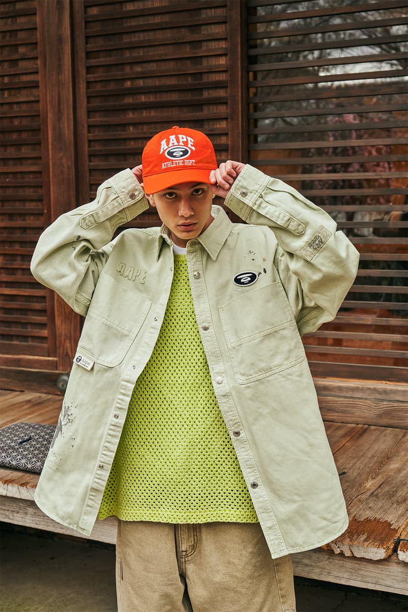 エー・エイプ バイ ア・ベイシング・エイプ の2024年春夏コレクションがローンチ AAPE BY A BATHING APE® 2024 SPRING/SUMMER COLLECTION LOOK BOOK