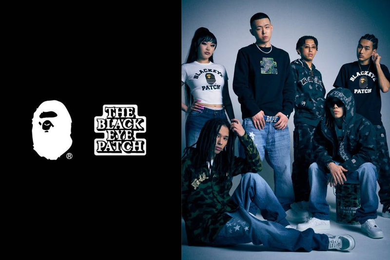 A BATHING APE®︎ x BlackEyePatch のコラボコレクションがローンチ