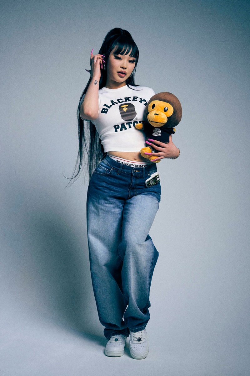 ア・ベイシング・エイプ x ブラックアイパッチのコラボコレクションがローンチ BAPE x BlackEyePatch Is Covered in Camo tokyo japan collab collaboration capsule collection spring summer baby milo plush artist japanese socks hat trucker logo brand camouflage Eyden, Bonbero, Candee, Kaneee, Kohjiya and Elle Teresa release link price drop march saturday website official graphic store