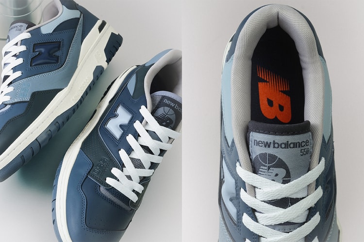 BEAMS が濃淡の異なるネイビーを纏った New Balance 550 の別注モデルを発売