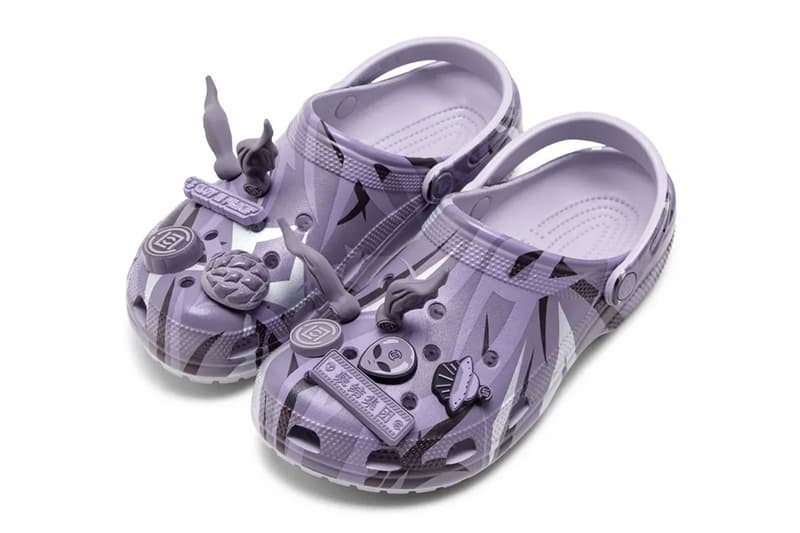 クロットがエイリアンをテーマとしたクロックスとのコラボフットウェアを発売 CLOT Crocs Classic Clog Collection Release Info Black Mauve Mist Aloe