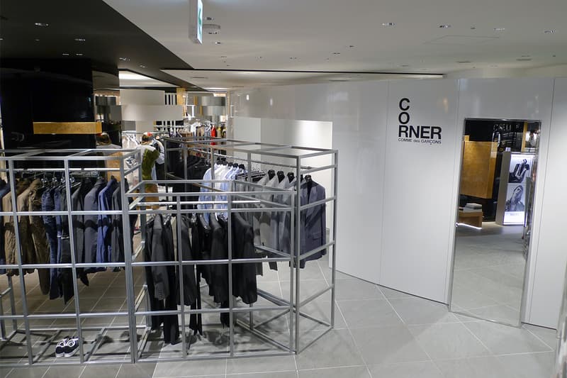 伊勢丹新宿店 メンズ館内のコーナー コム デ ギャルソンがリニューアルオープン CORNER COMME des GARÇONS  reopen info 