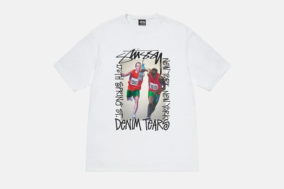 デニム ティアーズがステューシーとの最新コラボ Tシャツを発表 