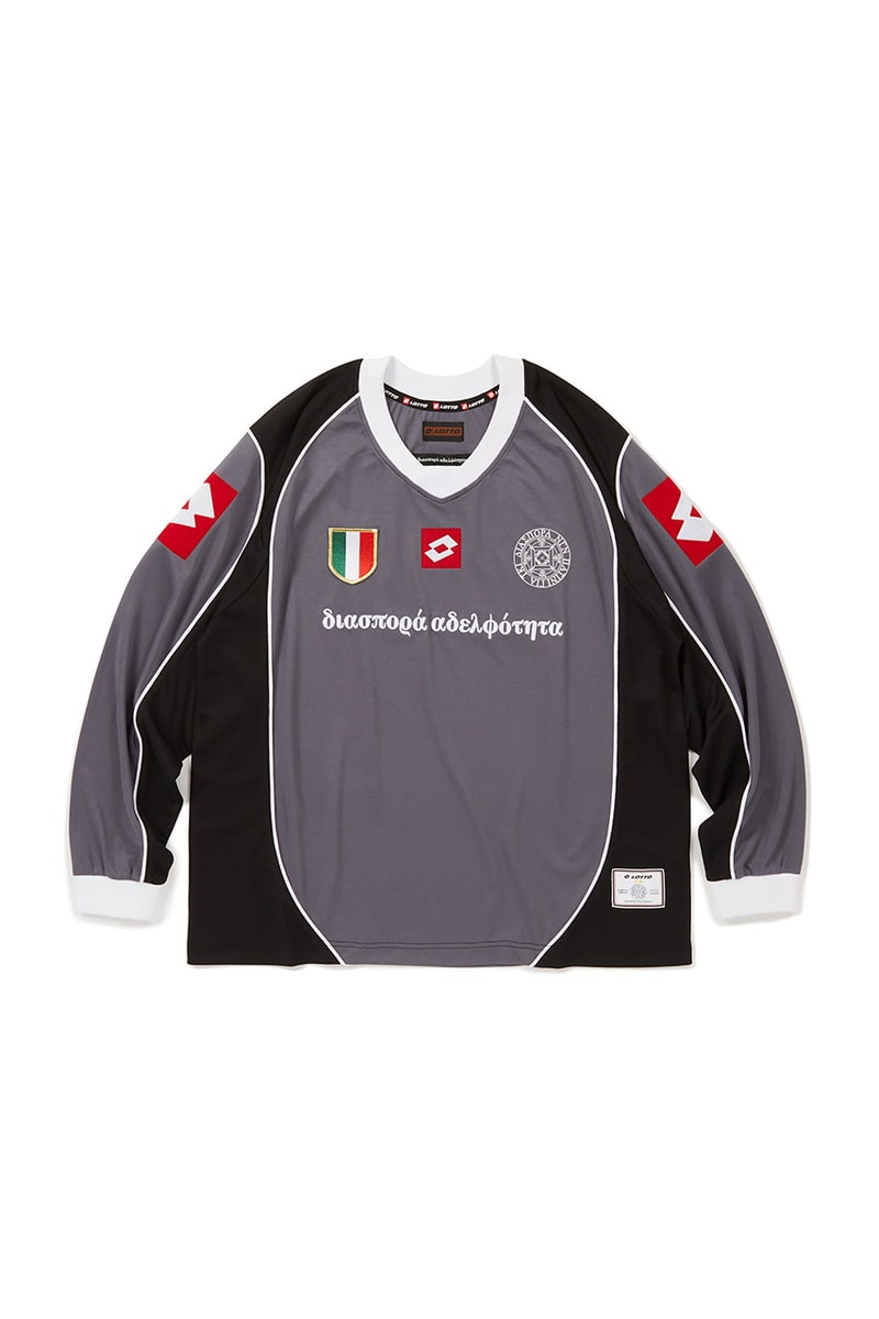ディアスポラ スケートボーズが英名門スポーツブランド ロットとのコラボレーションを発表 diaspora skateboards lotto collabo game shirt release info