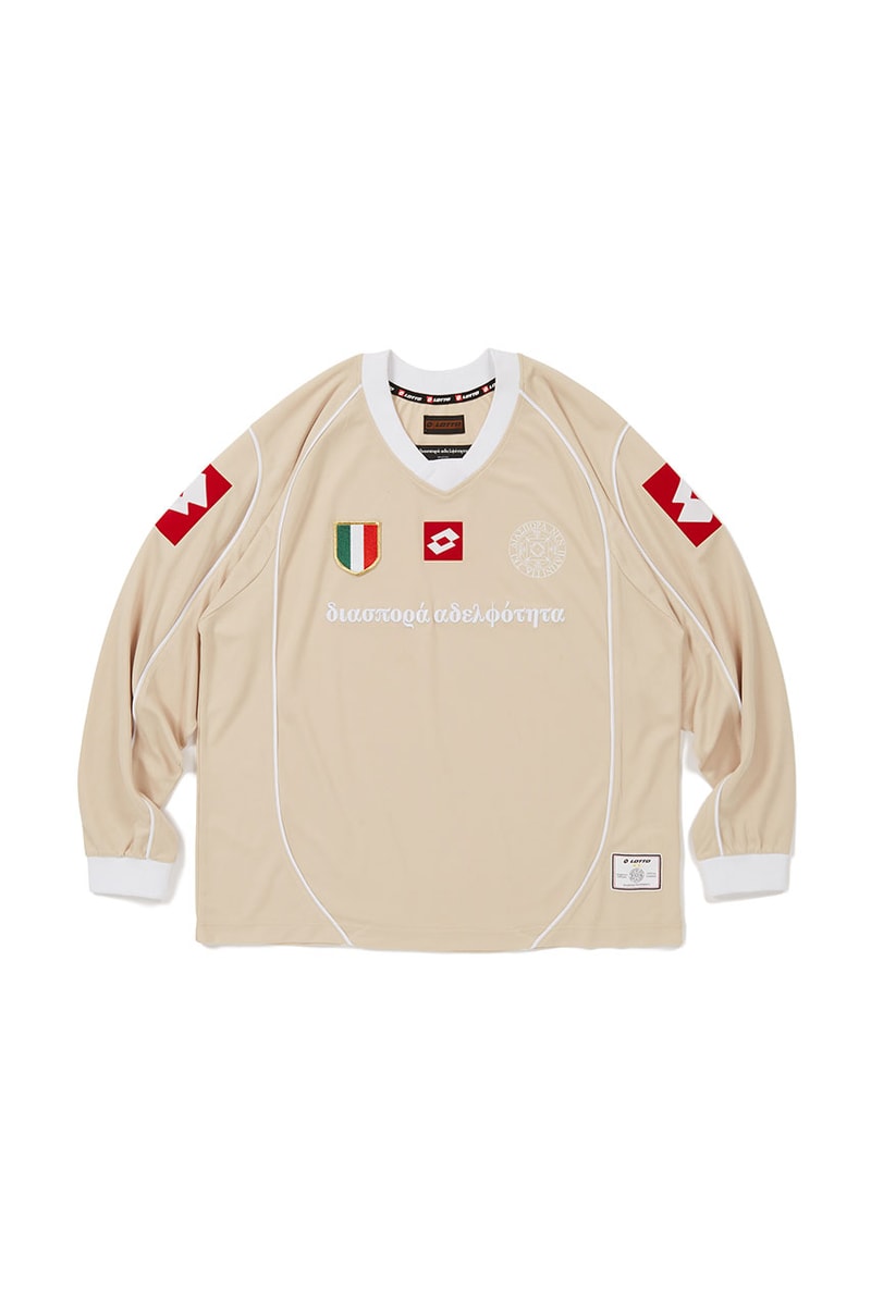 ディアスポラ スケートボーズが英名門スポーツブランド ロットとのコラボレーションを発表 diaspora skateboards lotto collabo game shirt release info