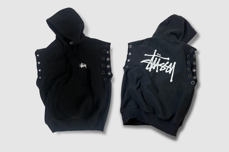 アイ ジュンヤワタナベ マンからステューシーとの初コラボアイテムがリリース eYe Junya Watanabe MAN x STÜSSY sweat parker customized release info