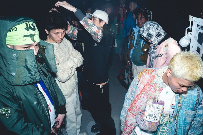 FAF初となるプレゼンテーションのバックステージに潜入 fake ass flowers 2024 autumn winter collection backstage rakuten fashion week tokyo