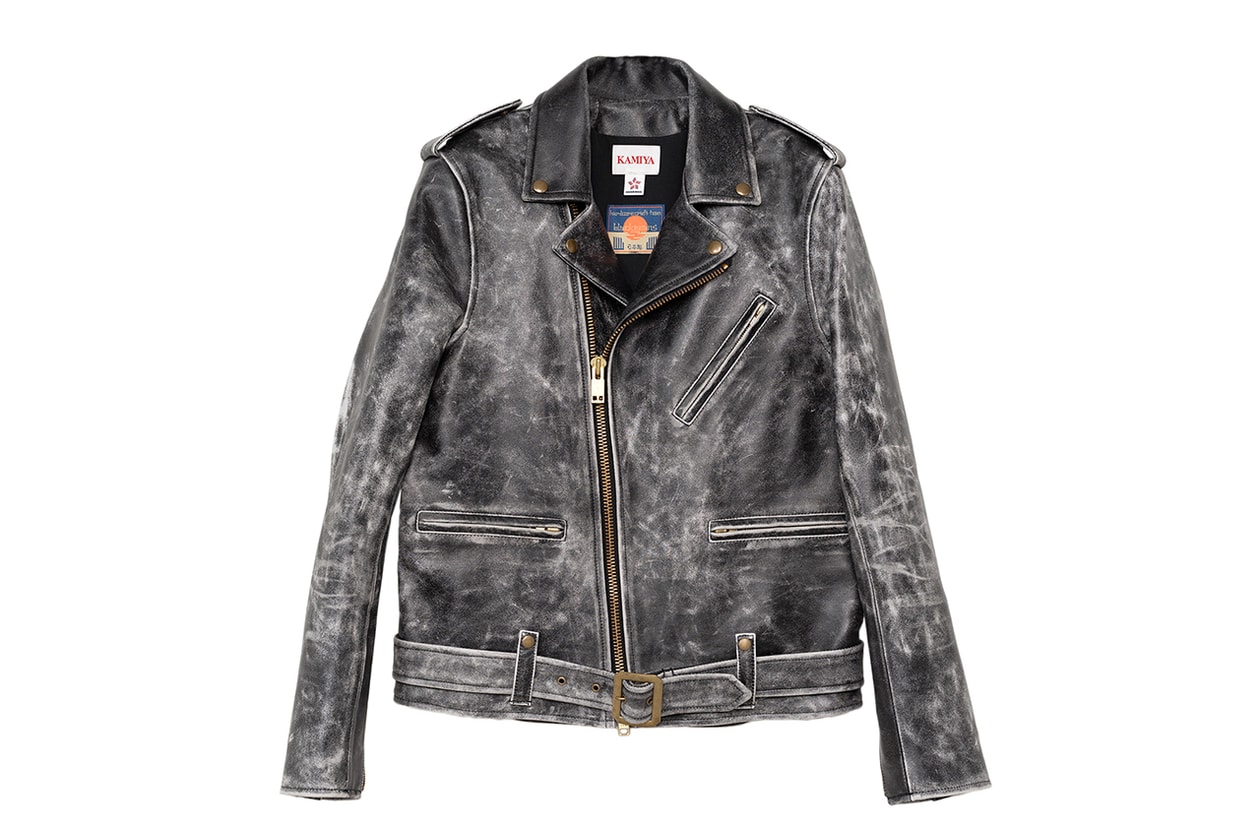 カミヤからブラックミーンズとのコラボレザーピースが発売 KAMIYA x blackmeans Leather Biker Jacket & Leather Pants release info