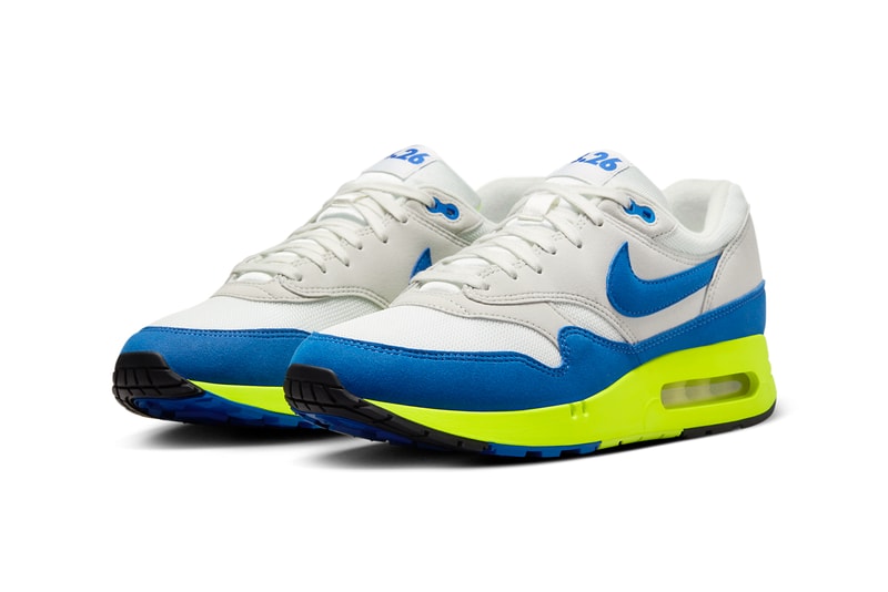 レブロン・ジェームズが着用したエアマックス1 ’86 OGの最新ビジュアルをチェック Nike Air Max 1 '86 Air Max Day DO9844-101 Release Date info store list buying guide photos price lebron james sport royal volt neon green  