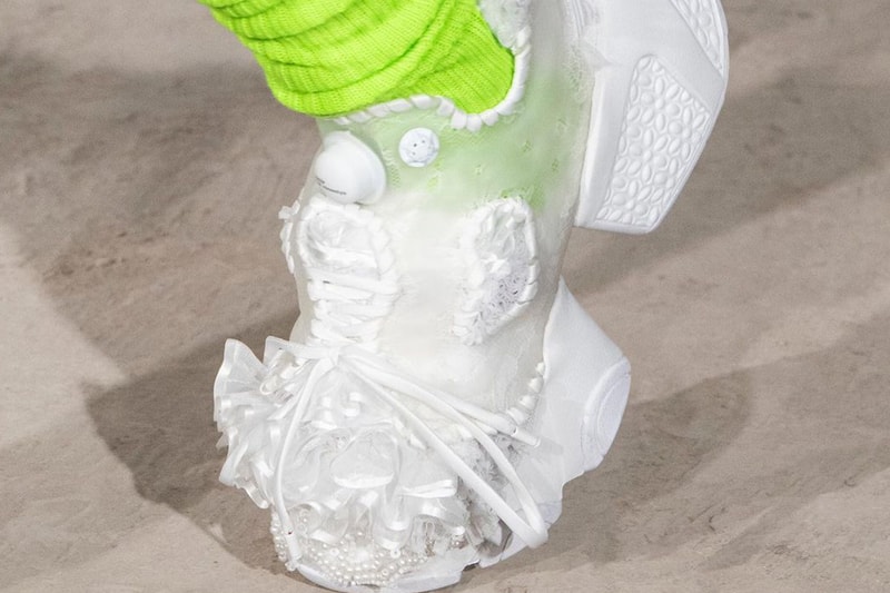 ノワール ケイ ニノミヤがリーボックとのコラボフットウェアを発表 noir kei ninomiya reimagines Reebok Instapump Fury for his Fall Winter 2024 collection news