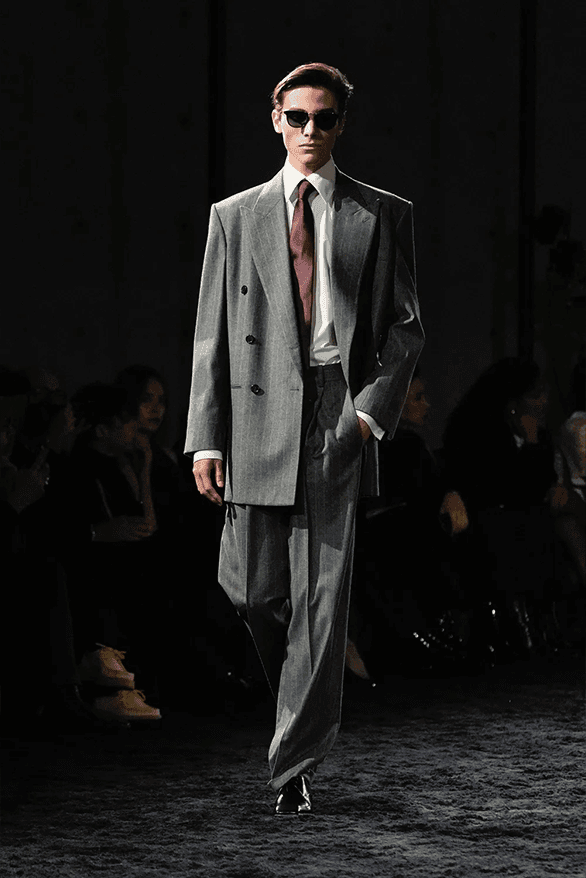 サンローラン 2024年冬メンズコレクション Saint Laurent Fall Winter 2024 Menswear Collection Paris fashion week runway show Anthony Vaccarello
