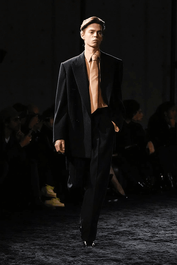 サンローラン 2024年冬メンズコレクション Saint Laurent Fall Winter 2024 Menswear Collection Paris fashion week runway show Anthony Vaccarello