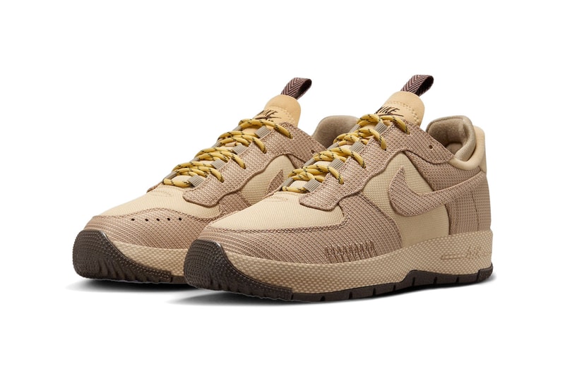 ナイキから探検服を連想させるエアフォース1ワイルド“セサミ”が登場 Nike Air Force 1 Wild “Sesame” Release Info