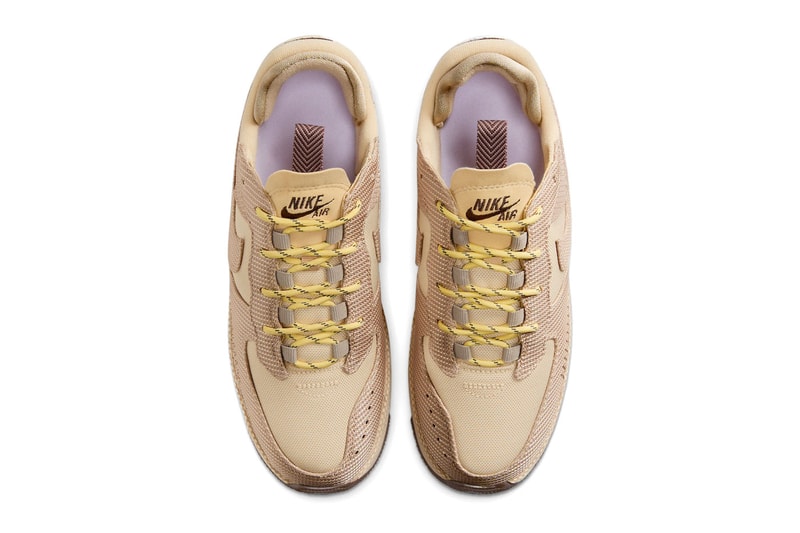 ナイキから探検服を連想させるエアフォース1ワイルド“セサミ”が登場 Nike Air Force 1 Wild “Sesame” Release Info