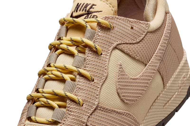 ナイキから探検服を連想させるエアフォース1ワイルド“セサミ”が登場 Nike Air Force 1 Wild “Sesame” Release Info