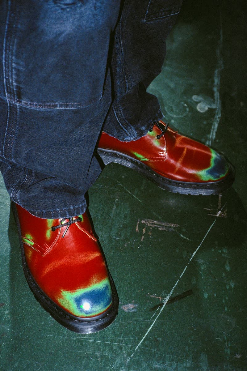 シュプリーム x ドクターマーチンから2024年春夏シーズンのコラボシューズが到着 Supreme x Dr. Martens 1461 3-Eye Shoes spring 2024 release info