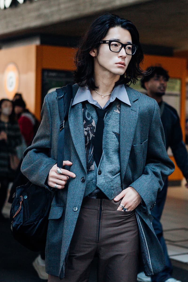 ストリートスタイル：楽天ファッション・ウィーク東京 2024年秋冬 Tokyo Fashion Week FW24 Street Style japan harajuku outfits industry comme des garcons sacai yohji yamamoto undercover junya watanabe rick owens