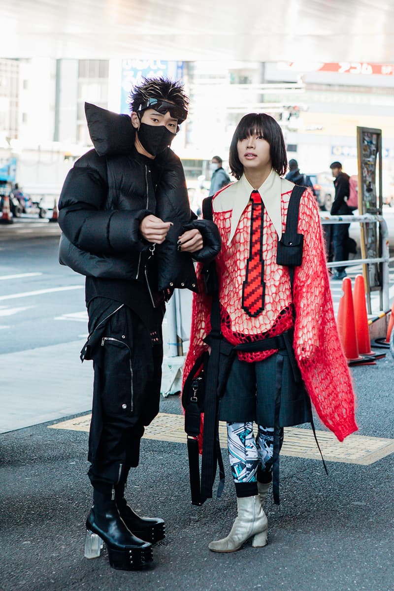 ストリートスタイル：楽天ファッション・ウィーク東京 2024年秋冬 Tokyo Fashion Week FW24 Street Style japan harajuku outfits industry comme des garcons sacai yohji yamamoto undercover junya watanabe rick owens