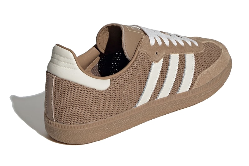 アディダスオリジナルスサンバからラタンのようなディテールが涼しげな “カードボード”が登場 adidas Readies Samba OG in "Cardboard" Colorway