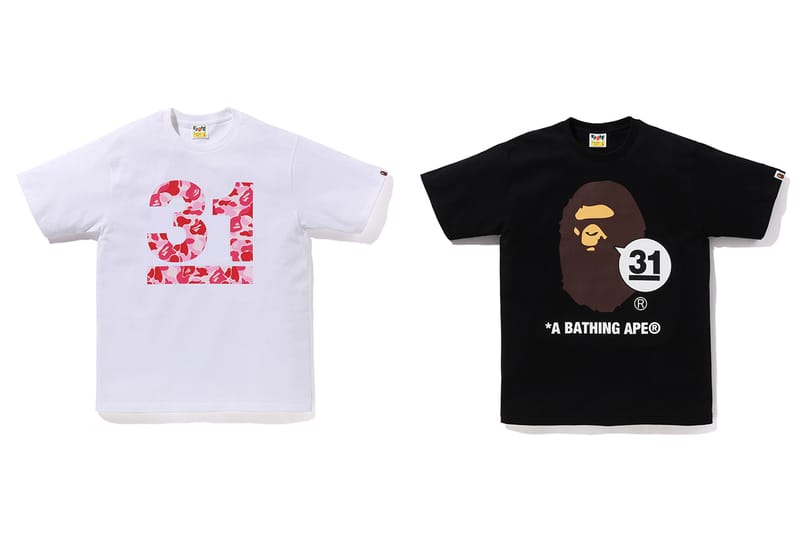 A BATHING APE® から31周年記念 Tシャツが到着