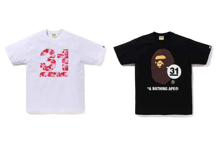 A BATHING APE® から31周年記念 Tシャツが到着
