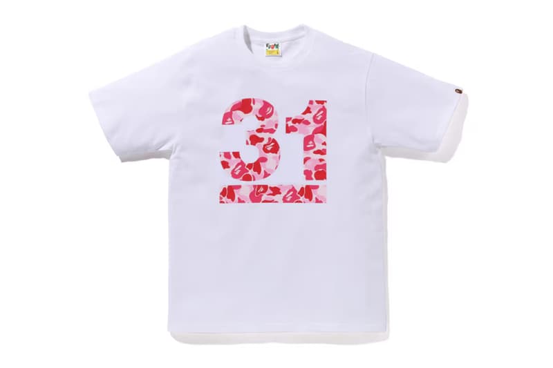 ア・ベイシング・エイプから31周年記念 Tシャツが到着 A BATHING APE® 31st ANNIVERSARY T-SHIRTS release info BAPE