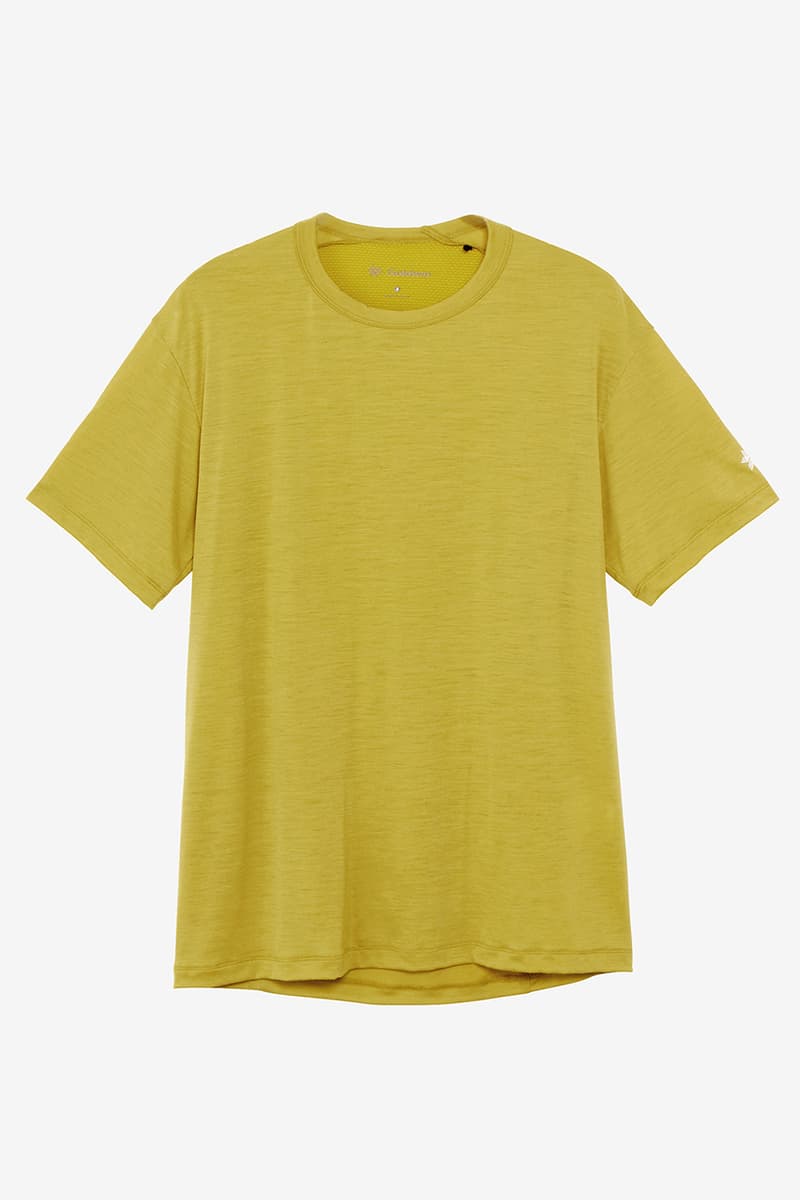 ゴールドウインがハイブリッド素材 ニッケアクシオを用いたメリノウールTシャツを発売 goldwin nikke axio merino wool t shirt release info