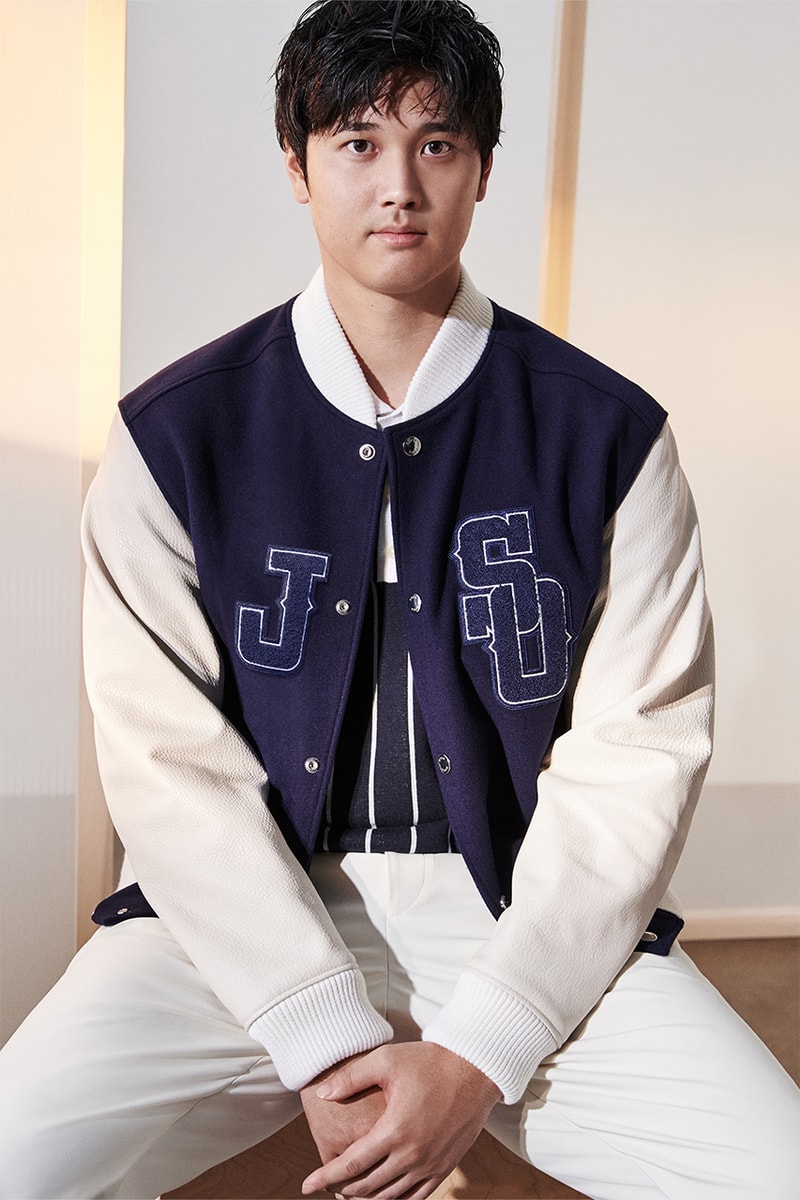 ボスが大谷翔平とコラボレートしたカプセルコレクションを発表 boss shohei ohtani collab collection release info