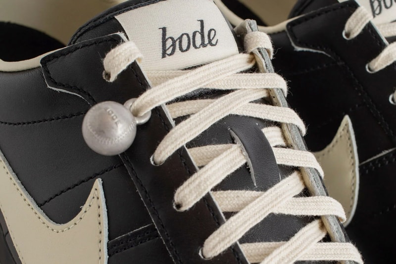 ボーディとナイキによるコラボモデル アストログラバーの公式画像が浮上 Bode Reveals the Second Colorway for Its Nike Astro Grabber shoes emily bode swoosh FQ6892-100 FJ9821-001