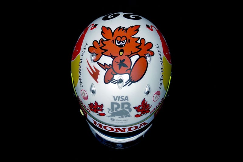 角田裕毅が「2024 F1 日本グランプリ」で着用する VERDY デザインのヘルメットをチェック