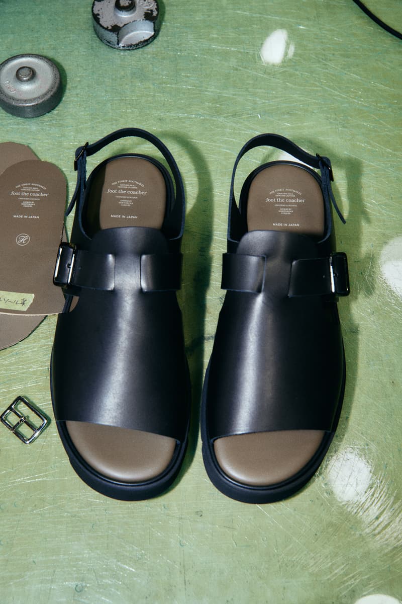 キジマ タカユキから フットザコーチャー / ビューティフル シューズとのコラボサンダルが登場 KIJIMA TAKAYUKI x foot the coacher / BEAUTIFUL SHOES OPEN TOE SANDALS release info