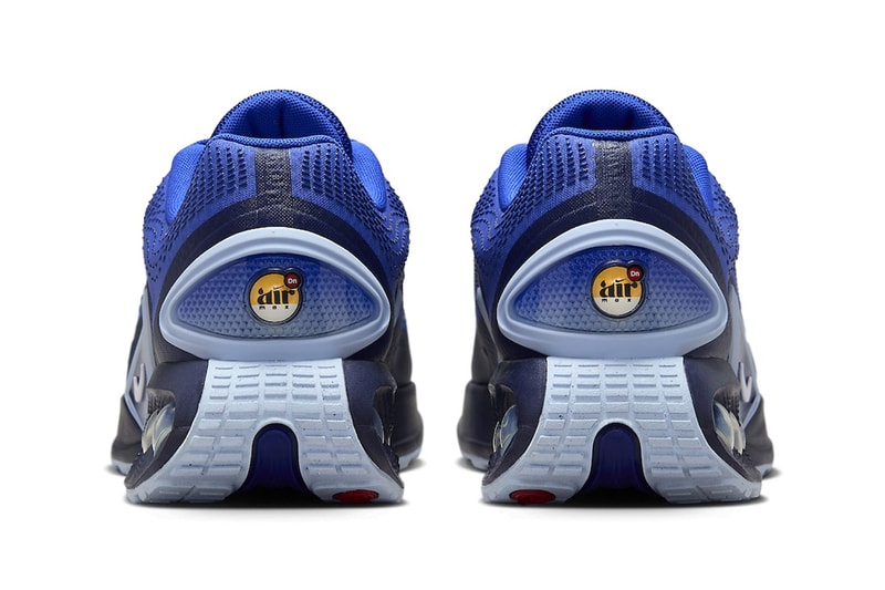 ナイキの新型エアマックスDnにブルーでまとめ上げた新色 “ハイパーブルー”が登場 Nike Air Max Dn Surfaces in "Hyper Blue" Midnight Navy-Light Armory Blue-White DV3337-400 sneaker futuristic new silhouette swoosh air max day spring 2024 release info