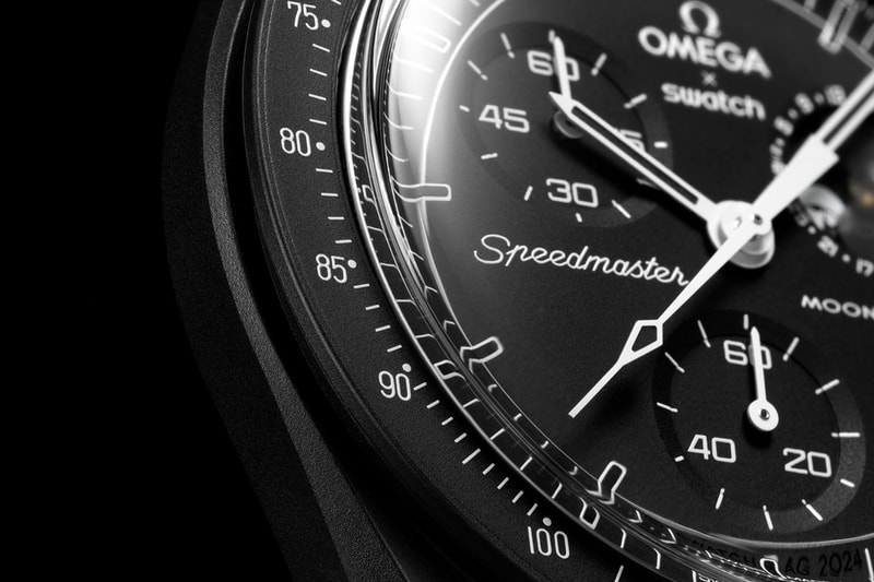 オメガ x スウォッチ  ムーンスウォッチからブラックカラーのスヌーピーモデルが登場 BIOCERAMIC MoonSwatch “MISSION TO THE MOONPHASE” new moon release info black snoopy