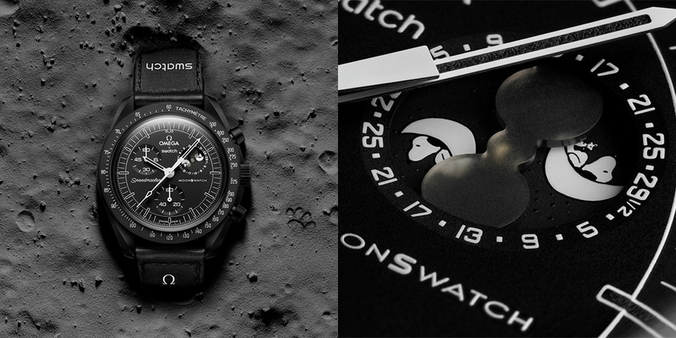 オメガxスウォッチムーンスウォッチにブラックのスヌーピーモデル登場  