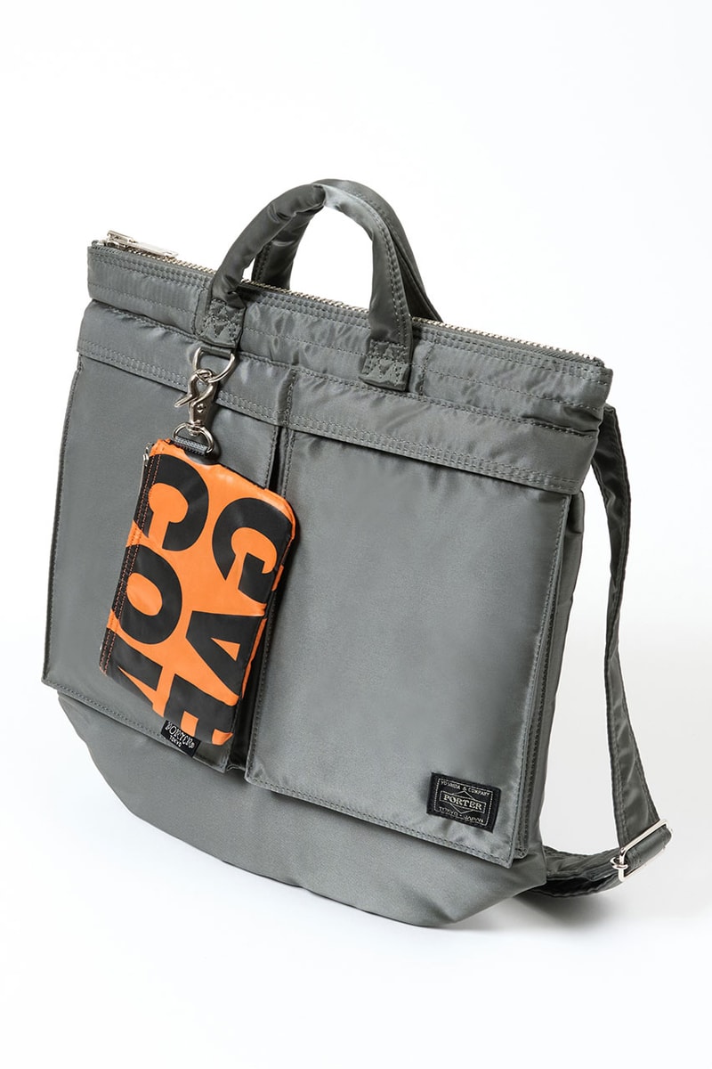 ポーターよりコム デ ギャルソンとのコラボタンカーが発売 porter comme des garcons tanker collabo helmet bag release info