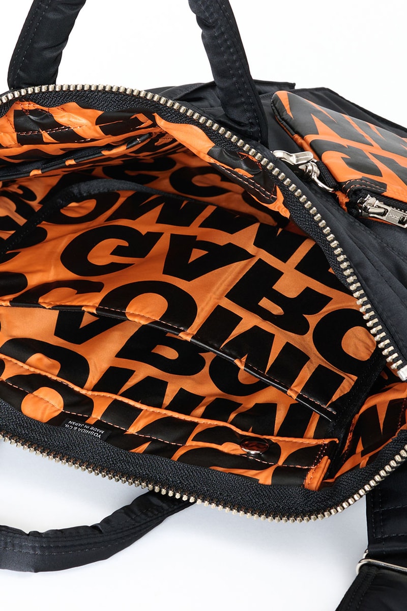ポーターよりコム デ ギャルソンとのコラボタンカーが発売 porter comme des garcons tanker collabo helmet bag release info
