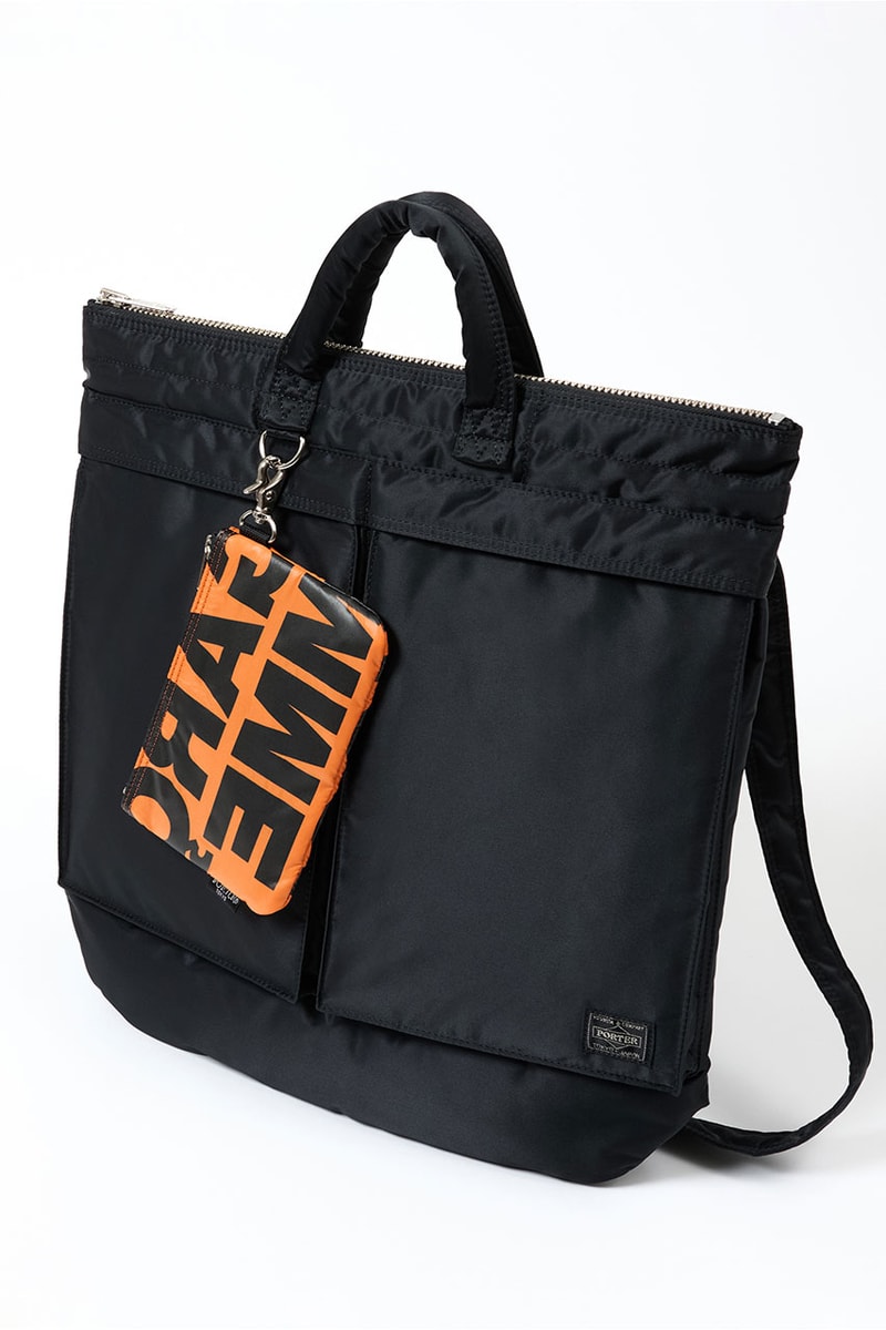 ポーターよりコム デ ギャルソンとのコラボタンカーが発売 porter comme des garcons tanker collabo helmet bag release info