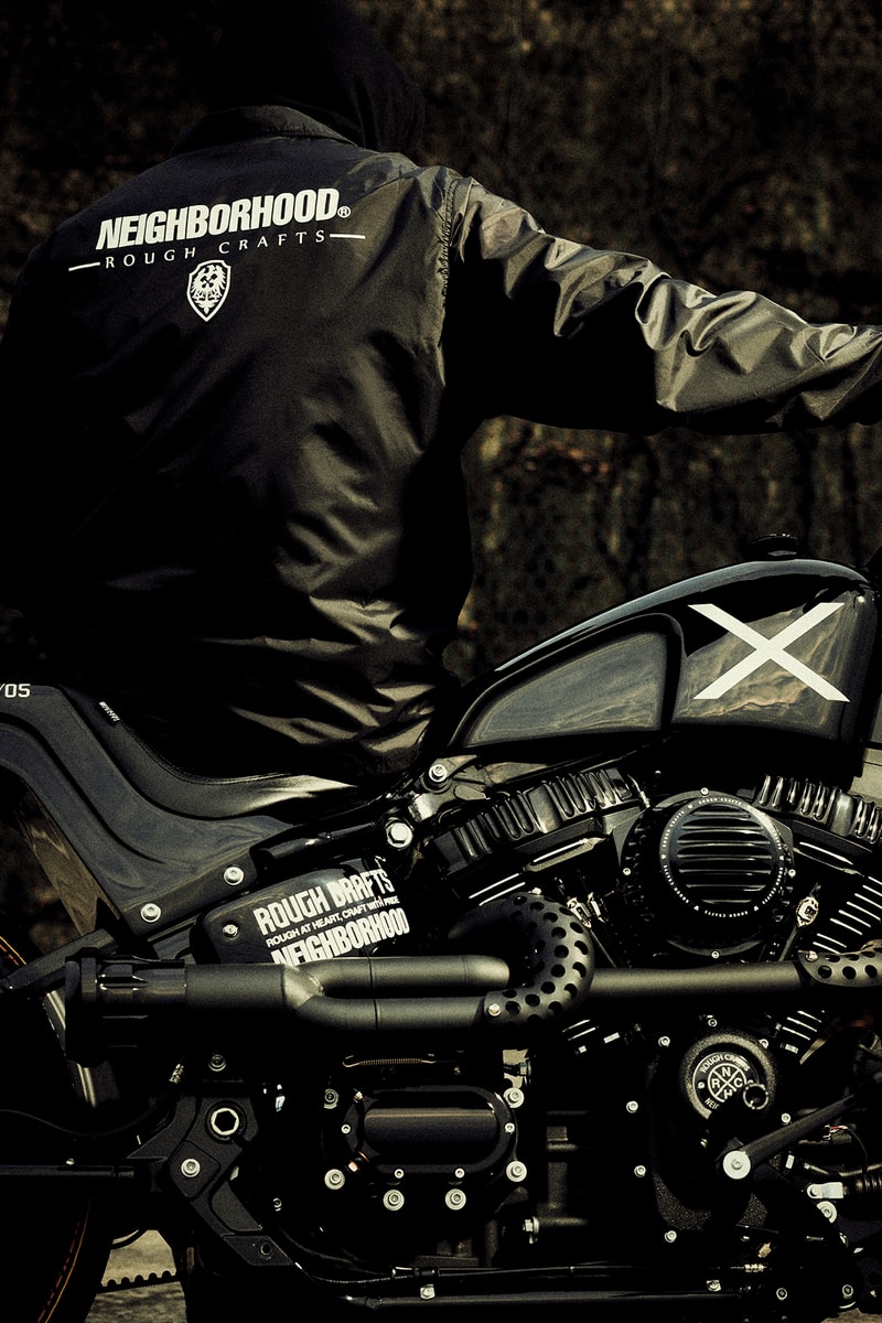 ネイバーフッドから台湾発のカスタムバイクブランド ラフ・クラフツとのコラボアイテムが発売 NEIGHBORHOOD x ROUGH CRAFTS spring summer 2024 release info