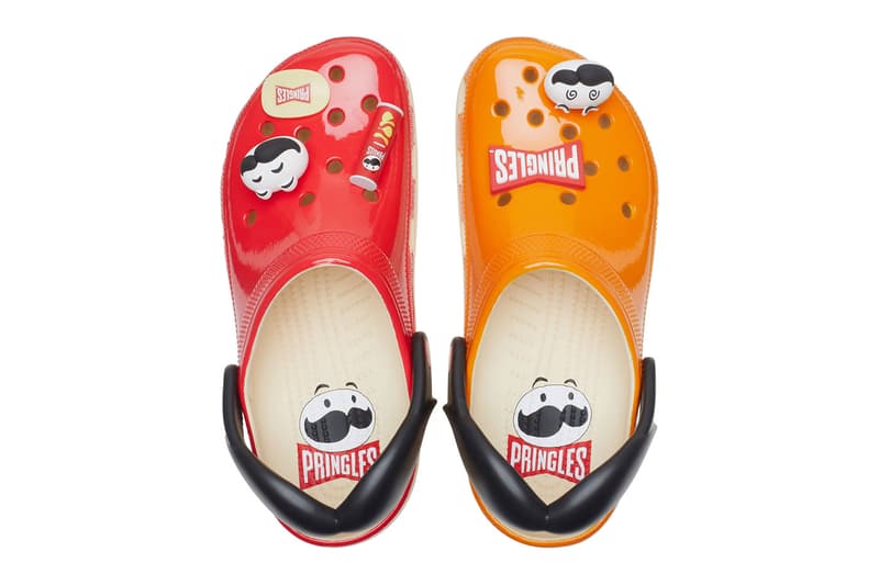 クロックスが世界中で愛され続けるプリングルズとのコラボレーションを予告 Pringles x Crocs Footwear Collaboration Collection Release Info