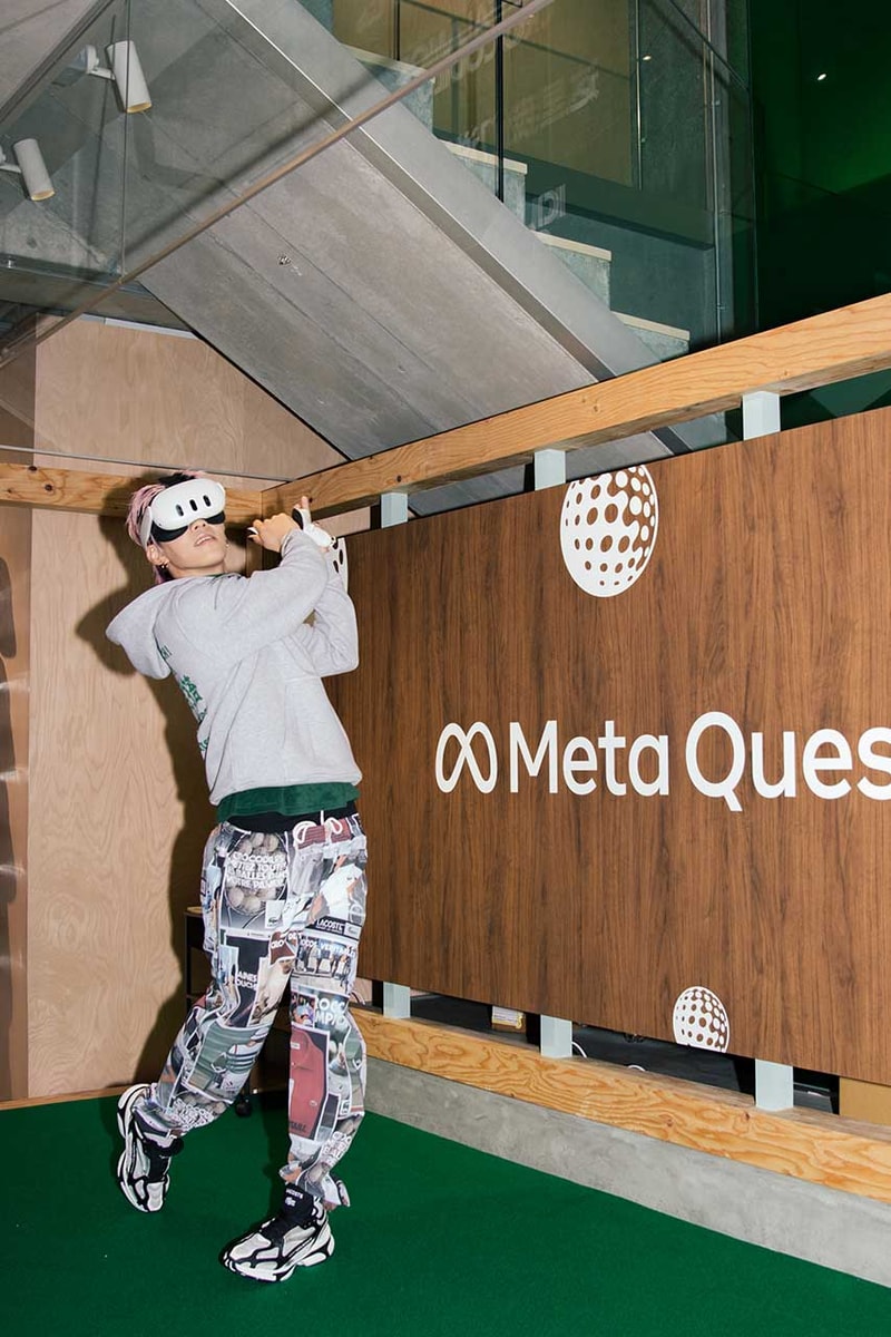 Meta Quest 3 と LACOSTE のコラボによる“世界最小のゴルフ場!?”が原宿に爆誕