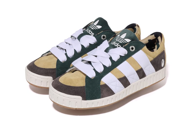 国内正規 新品 即納 L～XL Bape adidas ARM SLEEVE GREEN CAMO Superbowl Football アディダス エイプ アームスリープ ape星条旗USA EK5597 ベイプ x アディダス オリジナルスの最新コラボモデルがローンチ