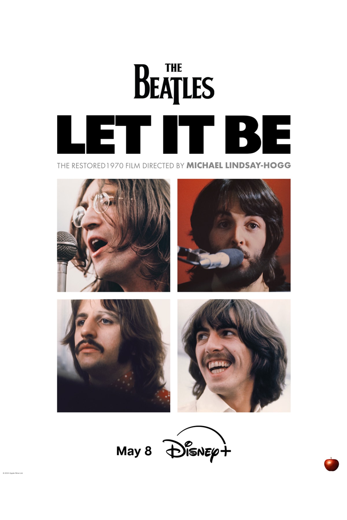 ビートルズのドキュメンタリー映画『レット・イット・ビー』の初レストア版が ディズニー プラスで配信決定 The Beatles in the 1970 film, Let it Be, fully restored for the first time, streaming May 8 only on Disney + Plus news