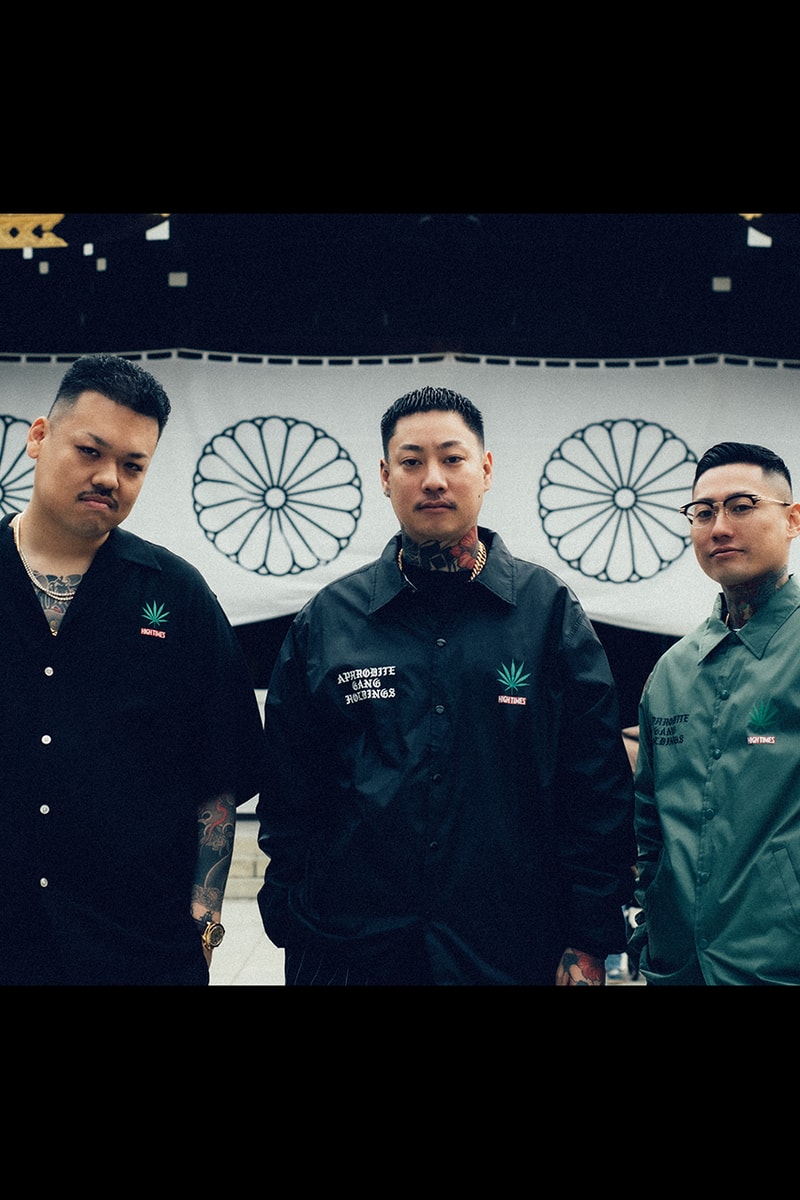 ワコマリアがハイタイムズと舐達麻とのトリプルコラボレーションを発表 wacko maria hightimes namedaruma triple collbo items release info