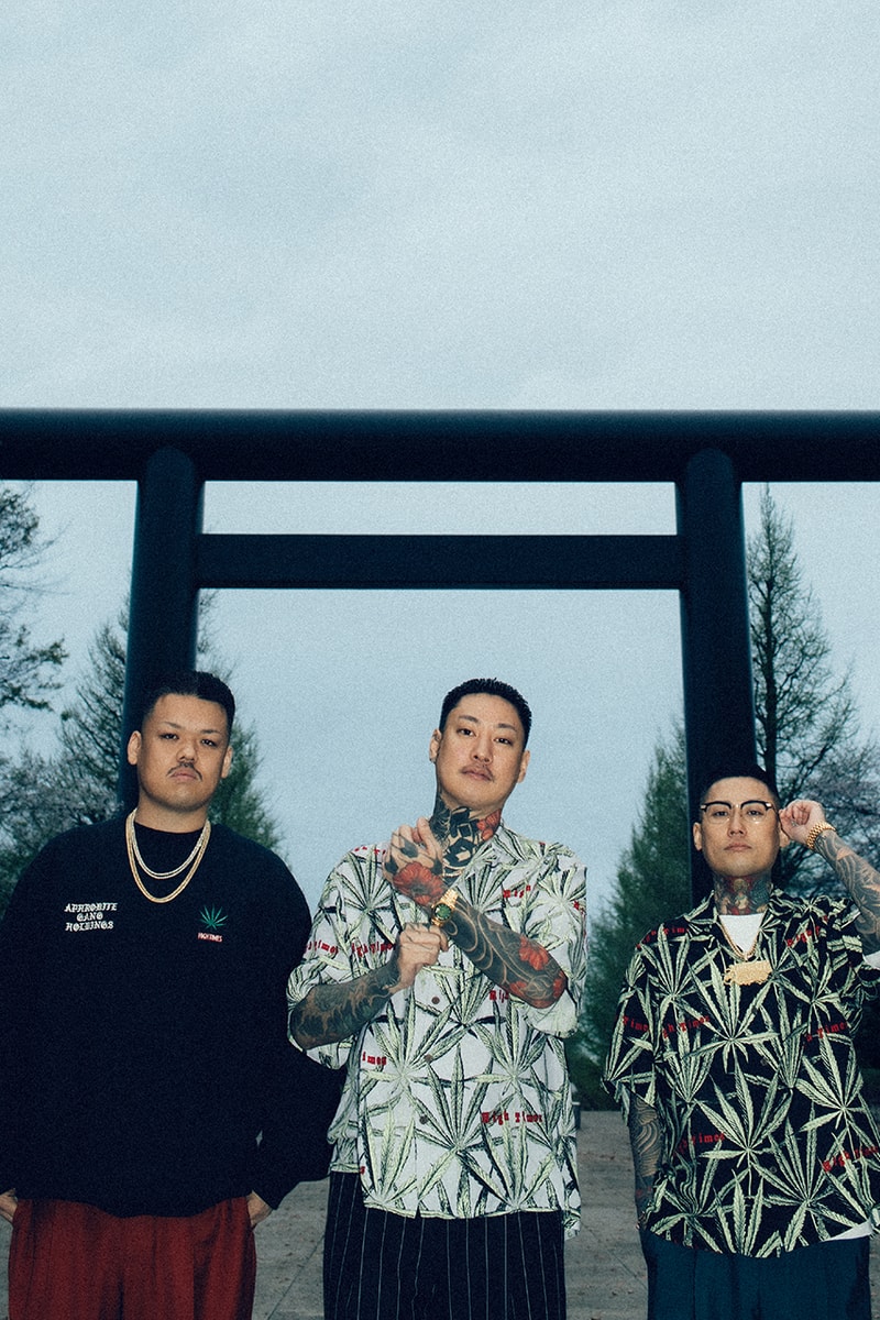ワコマリアがハイタイムズと舐達麻とのトリプルコラボレーションを発表 wacko maria hightimes namedaruma triple collbo items release info