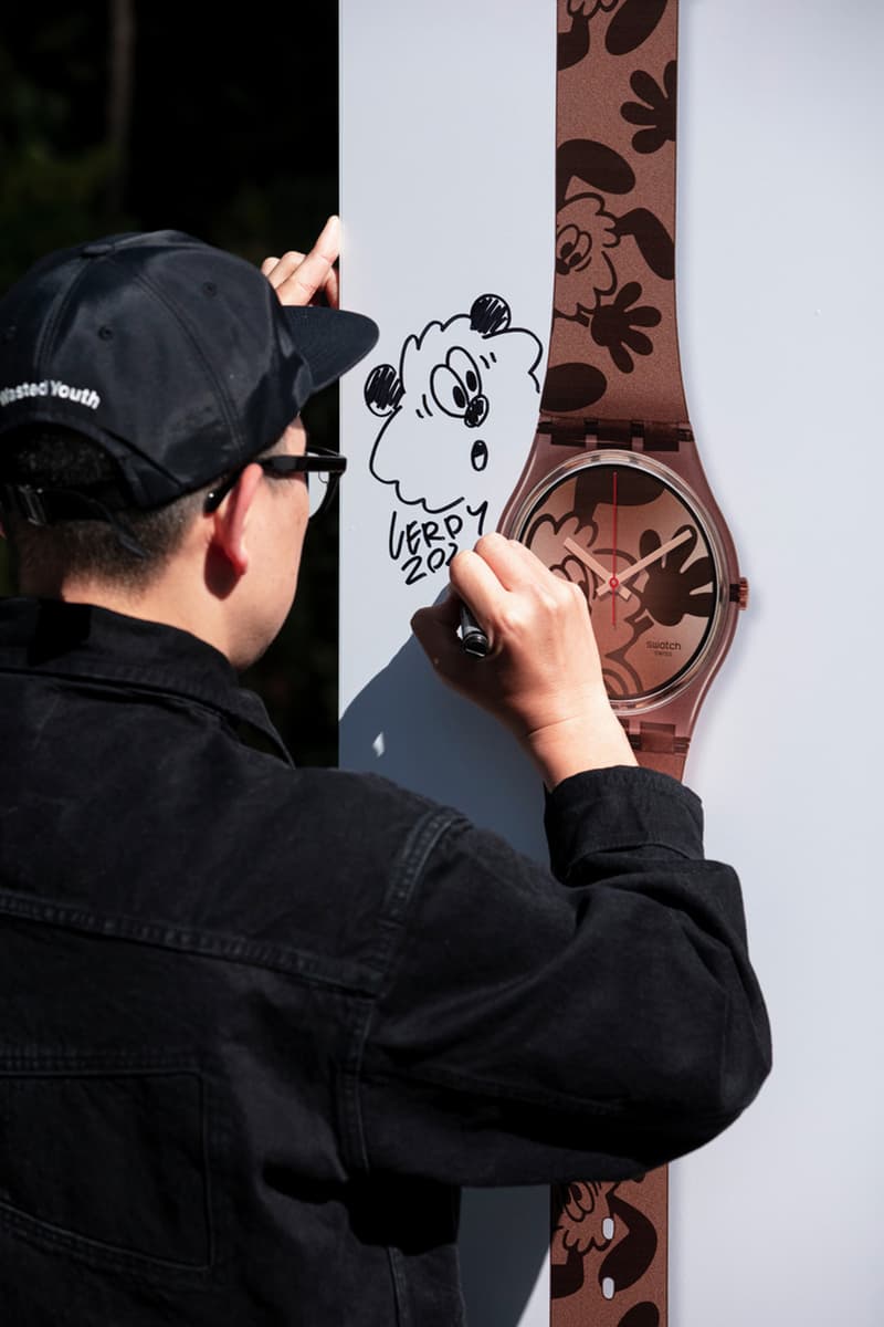 スウォッチがヴェルディとのコラボレーションを発表 swatch x VERDY collaboration BIENNALE ARTE 2024 info