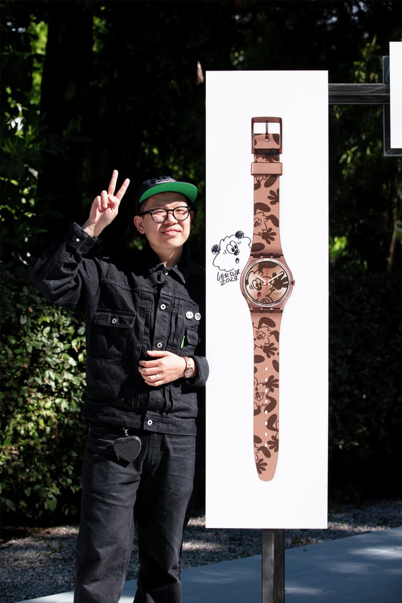 スウォッチがヴェルディとのコラボレーションを発表 swatch x VERDY collaboration BIENNALE ARTE 2024 info