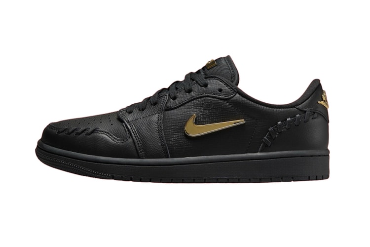 Air Jordan 1 Low よりプレミアムな質感の新作 “Black/Metallic Gold” がスタンバイ